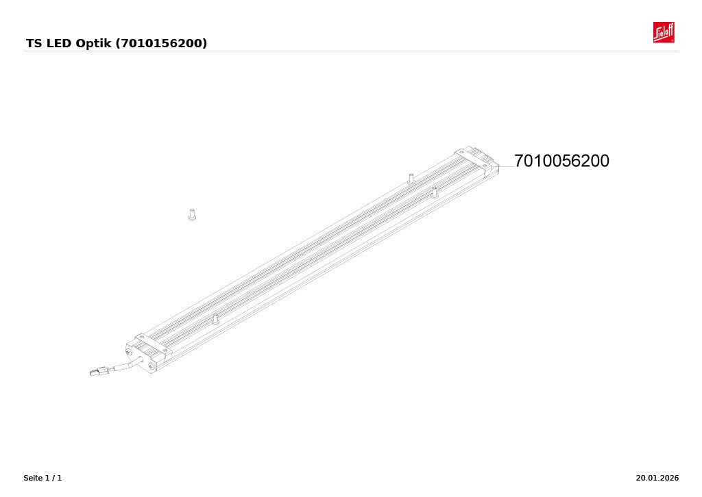 Robimat LED Lichtleiste 24V 535mm